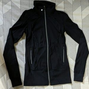 Lululemon Long Line Ruffled Jacket